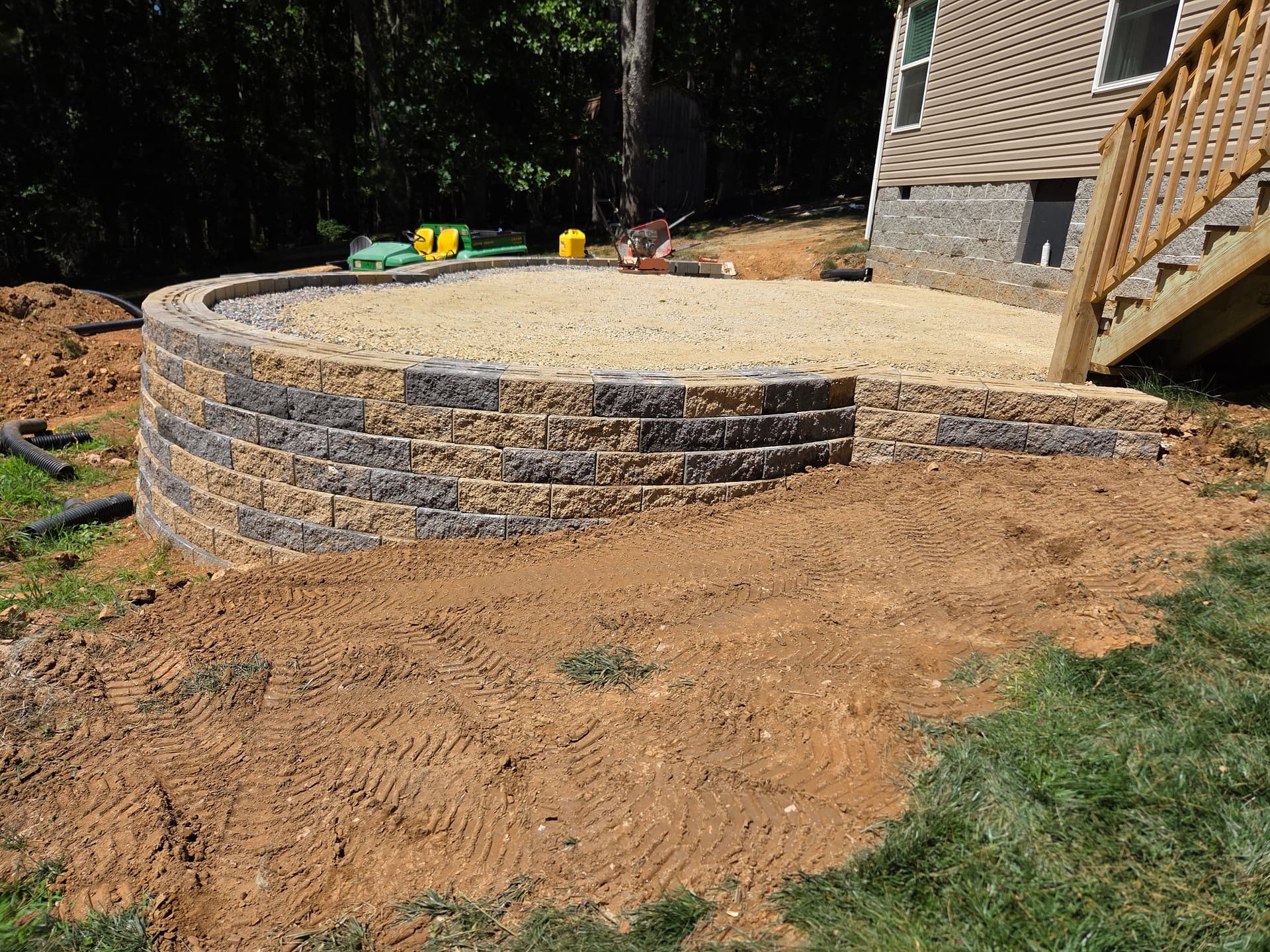 Retaining Walls That Create Real Patio Space image